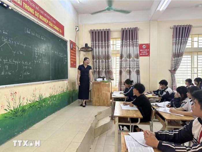 Giáo viên là lực lượng nòng cốt trong đổi mới giáo dục. Ảnh: TTXVN