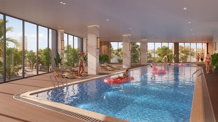 Cư dân tận hưởng phong cách sống "resort tại gia" với hệ thống tiện ích nội khu. Ảnh: Sun Property.