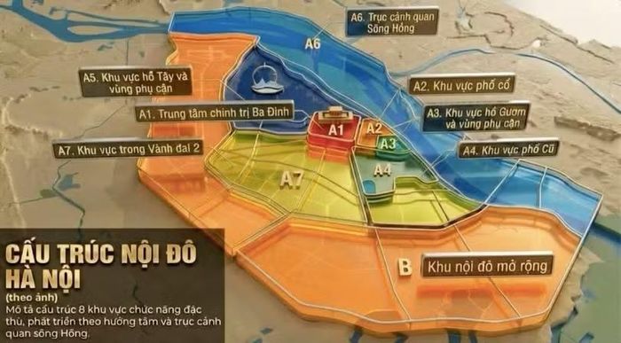 Trong giai đoạn thông tin quy hoạch có nhiều thay đổi, người mua có xu hướng chờ các thông tin cụ thể. Nguồn: UBND TP Hà Nội.