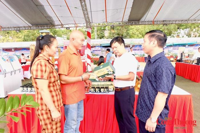 Sản phẩm sâm Lai Châu hấp dẫn người tiêu dùng và du khách. 