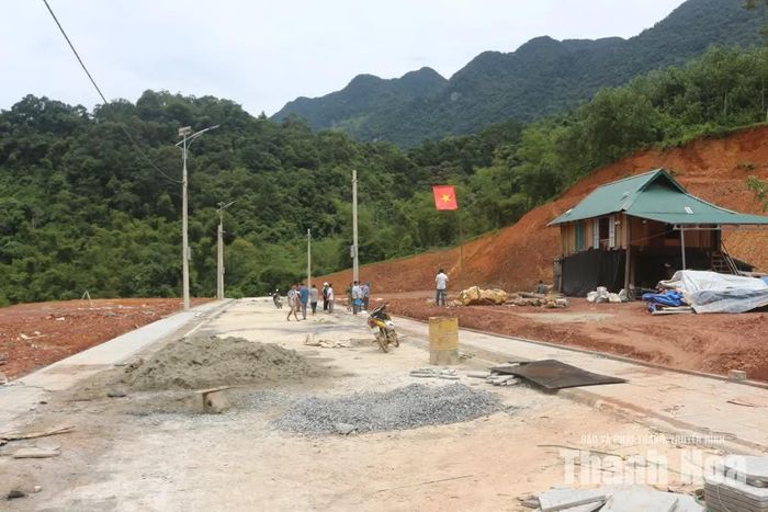 Khu tái định cư Ấm Hiêu chuẩn bị hoàn thành, đưa vào sử dụng.
