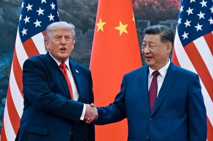 Tổng thống Donald Trump và Chủ tịch Trung Quốc Tập Cận Bình dự kiến sẽ gặp nhau vào cuối tháng 9/2026. Ảnh: AFP.