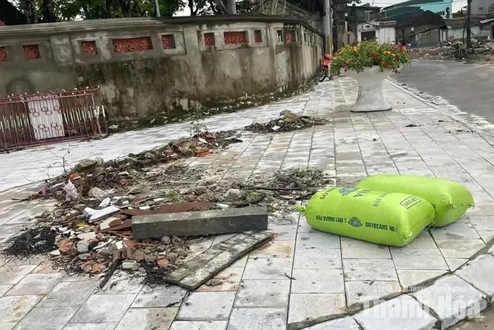 Nhiều địa điểm công cộng khác cũng bị rác tấn công.