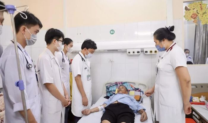 Bệnh nhân mắc bệnh lý tim mạch điều trị tại Khoa Nội Tim mạch, Bệnh viện Đa khoa tỉnh Thanh Hóa.