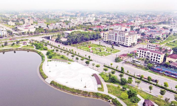  Diện mạo đô thị Lạng Giang. 