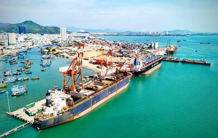  Theo kế hoạch phát triển logistics của tỉnh, cảng Quy Nhơn là mắt xích quan trọng trong chuỗi dịch vụ logistics từ cửa khẩu, cảng cạn, kho bãi đến vận tải biển. Ảnh: M.P 