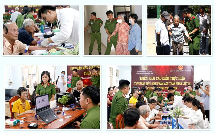 Công an Lâm Đồng triển khai cao điểm thu nhận mẫu sinh phẩm ADN của thân nhân liệt sĩ chưa xác định được danh tính trên địa bàn tỉnh