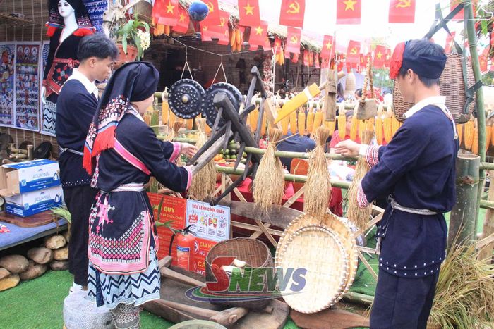 Không gian sinh hoạt của đồng bào Dao.