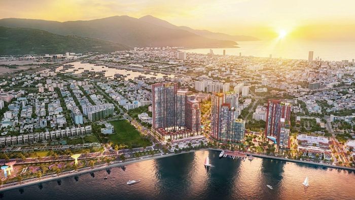 Tháp căn hộ thương mại dịch vụ Symphony 5 thuộc tổ hợp Sun Symphony Residence mang đến bài toán đầu tư dòng tiền hiệu quả. Ảnh: Ánh Dương.