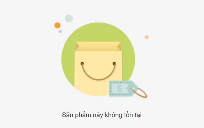 Sản phẩm Love World Nutrition Coffee được đăng bán tại sàn thương mại điện tử Shopee nhưng truy cập không còn tồn tại. Ảnh chụp màn hình.