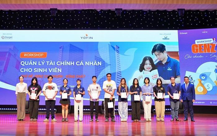 Workshop Quản lý tài chính cá nhân cho sinh viên. Ảnh tác giả cung cấp