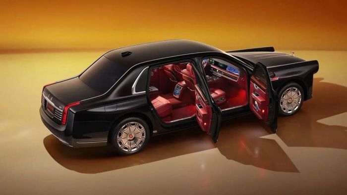 Tại Trung Quốc, phiên bản cao cấp nhất của Hongqi Guoli có giá khởi điểm tương đương khoảng 1,5 triệu AUD, tức khoảng 1,07 triệu USD. (Ảnh: Hongqi)