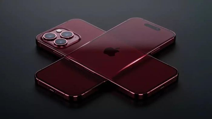 Hình ảnh mô phỏng các tùy chọn màu của iPhone 18 Pro, trong đó Dark Cherry là một trong những màu đang được giới công nghệ nhắc đến. Ảnh dựng: Macworld/Foundry.