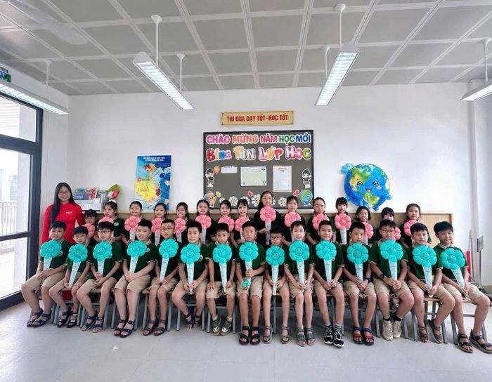 Tiểu học Pháp Vân (phường Yên Sở) hướng tới trường CLC trước 2028. Ảnh