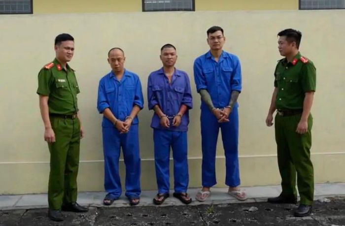 Khánh "Sky", Vua Quạt và Hồ Văn Khoa bị bắt. Ảnh: VTV24h