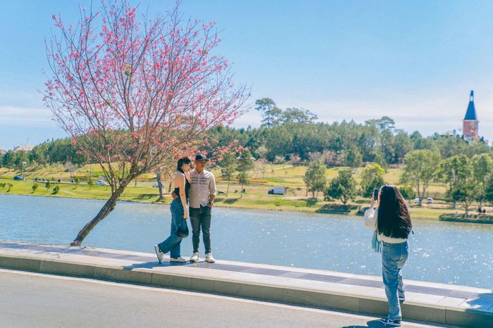 Doanh nghiệp của Đức Minh chọn Đà Lạt cho chuyến team building 2/9, đồng thời gói gọn lịch trình để nhân viên vẫn có thời gian nghỉ ngơi. Ảnh: Đức Hiếu.