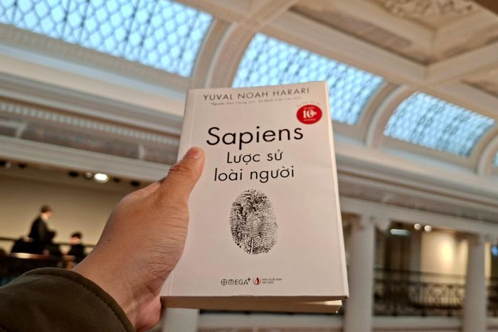 Sapiens: Lược sử loài người là một trong những cuốn sách yêu thích của Đức. Ảnh: NVCC.