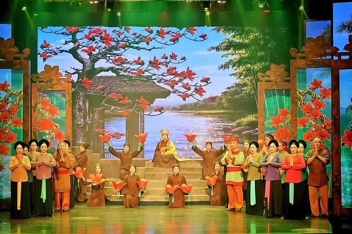 Vở chèo huy động những nghệ sĩ tên tuổi của Nhà hát Chèo Xứ Đông