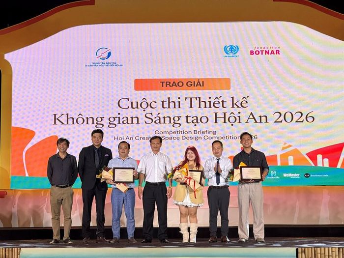 Lễ trao giải cuộc thi Thiết kế Không gian Sáng tạo Hội An 2026