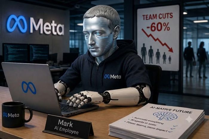 Mark Zuckerberg thực sự đã khởi động một dự án thay thế 60% nhân viên bằng các tác nhân AI.