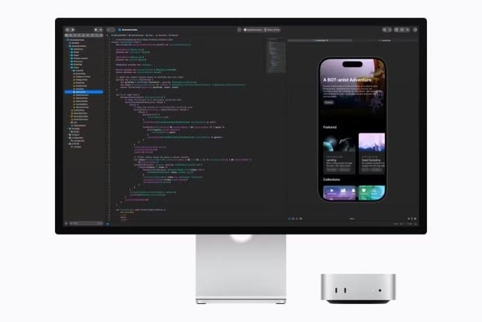M5 Ultra sở hữu GPU lên đến 80 lõi mạnh mẽ với Neural Accelerators, cho phép nhà sáng tạo tạo ra hình ảnh AI chất lượng cao.