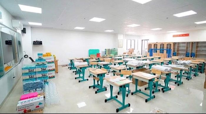 Một phòng học khác tại Trường Văn hóa Công an nhân dân III.
