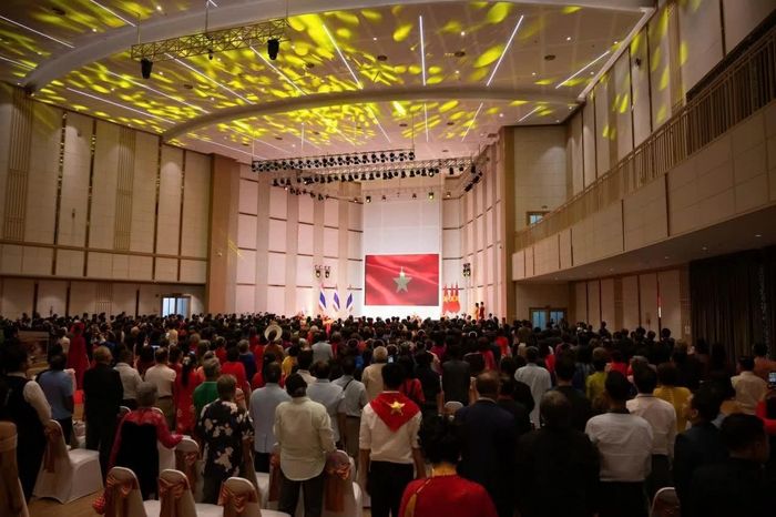 Toàn cảnh chương trình chào mừng kỷ niệm 81 năm Quốc khánh nước CHXHCN Việt Nam và 50 năm thiết lập quan hệ ngoại giao Việt Nam - Thái Lan. (Nguồn: Tổng Lãnh sự quán Việt Nam tại Khon Kaen)