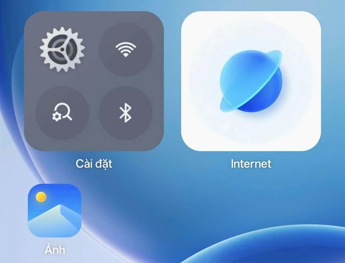 Hoàn tất việc tùy chỉnh và quay lại màn hình chính.