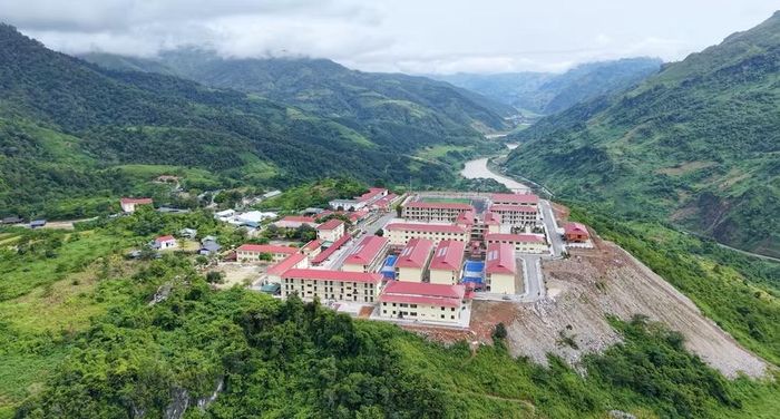 Trường Phổ thông nội trú liên cấp Tiểu học và THCS Pa Tần. Ảnh: Công an tỉnh Lai Châu