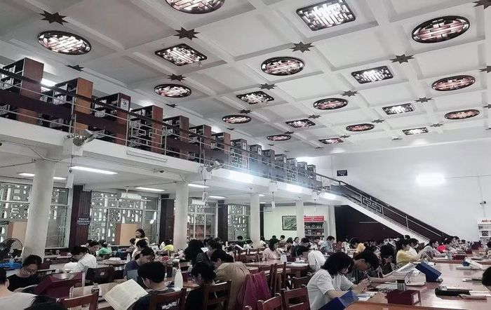 Không gian đọc sách của Thư viện Khoa học Tổng hợp TP Hồ Chí Minh. Ảnh: Thư viện Khoa học Tổng hợp TP.HCM