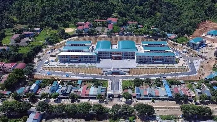 Trường Phổ thông nội trú liên cấp TH và THCS xã Phong Thổ sẽ đưa vào khai thác, vận hành từ năm học 2026-2027. Ảnh: Trần Tuấn
