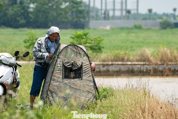 Sự xuất hiện của nhiều loài chim cũng thu hút những người yêu thiên nhiên và nhiếp ảnh tìm đến. Các tay máy thường sử dụng ống kính tele và lều ngụy trang, giữ khoảng cách với nơi chim kiếm ăn.