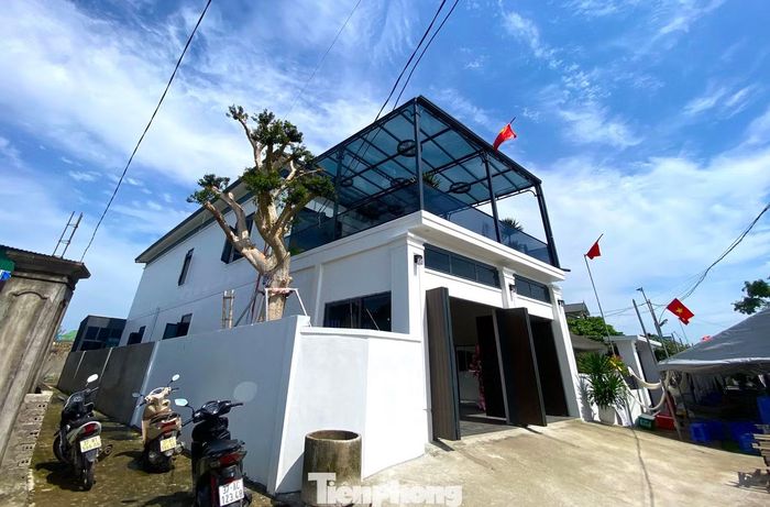 Căn nhà nằm sát ngôi nhà cũ tại xã Yên Trung (tỉnh Nghệ An).