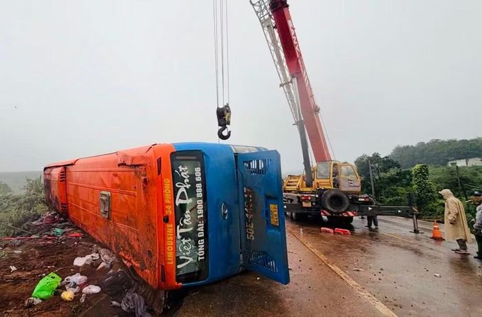 Hiện trường vụ tai nạn.