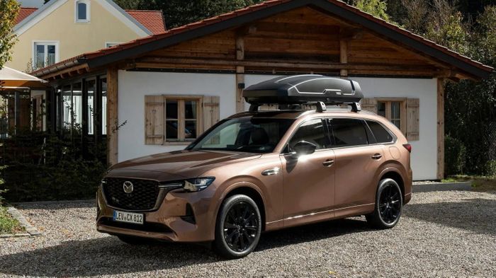 Mazda CX-80. Ảnh: Carscoops