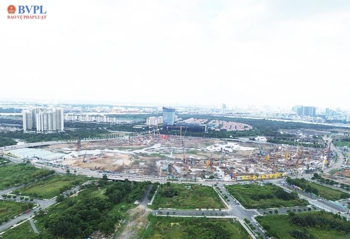 Dự án xây dựng Trung tâm hành chính TP Hồ Chí Minh và Quảng trường trung tâm được triển khai trên khu đất khoảng 46,7 ha.