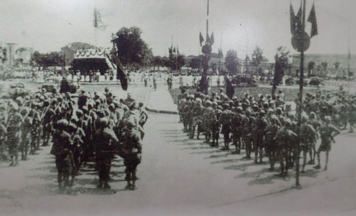 Quảng trường Ba Đình ngày 2/9/1945. Nguồn: TTXVN