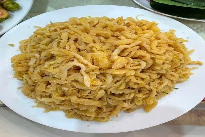 Món ngon đối với những người dân quê lúa. (Ảnh: Vietnam+)