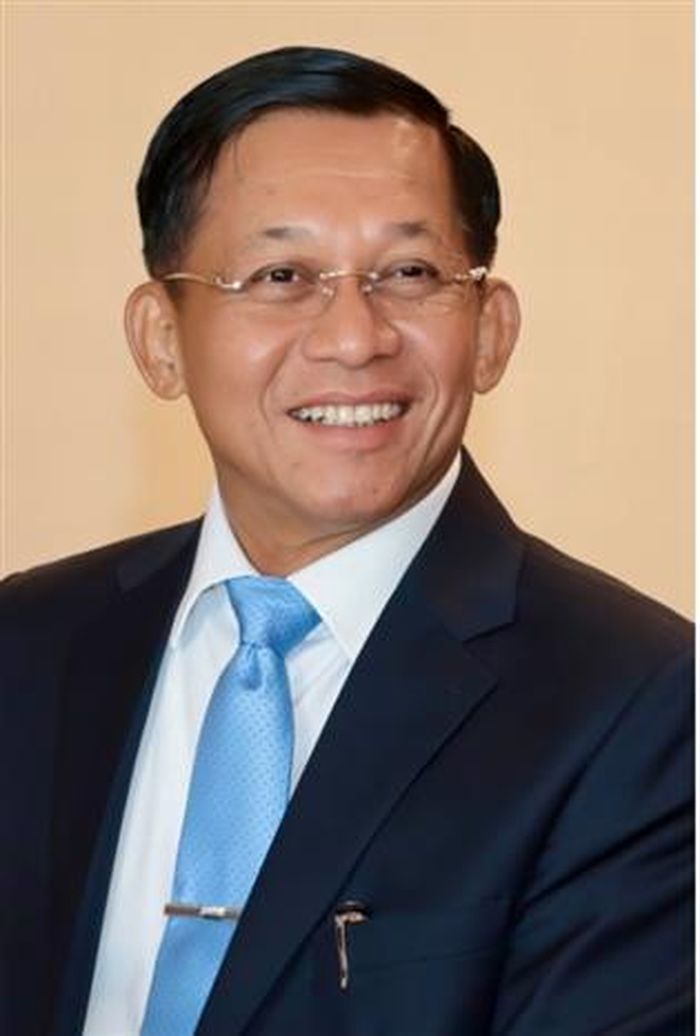 Tổng thống nước Cộng hòa Liên bang Myanmar Min Aung Hlaing. Ảnh: TTXVN phát