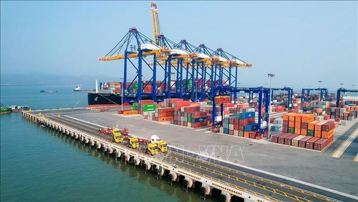 Cảng quốc tế Lạch Huyện, thành phố Hải Phòng. Ảnh: Hoàng Ngọc/TTXVN