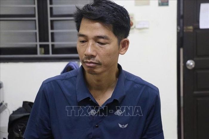 Phùng Xuân Đường - đối tượng cầm đầu mua, bán trái phép hơn 50 triệu dữ liệu cá nhân, thu lợi bất chính hơn 01 tỷ đồng. Ảnh: TTXVN phát