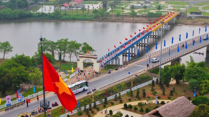 Khu Di tích Quốc gia đặc biệt Đôi bờ Hiền Lương- Bến Hải. Ảnh: Tường Vi/TTXVN
