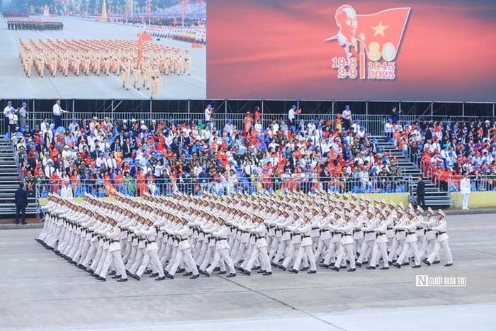 Quang cảnh lễ diễu binh, diễu hành kỷ niệm 80 năm Quốc khánh 2/9/2025 (Ảnh: Hữu Thắng).