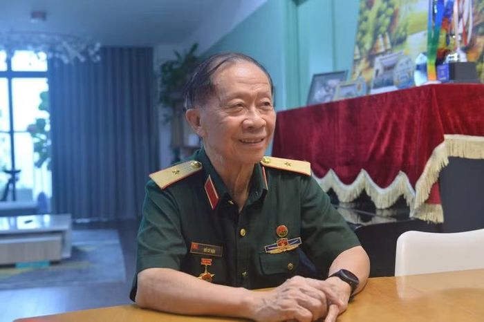 Thiếu tướng Hồ Sỹ Hậu, nguyên Cục trưởng Cục Kinh tế, Bộ Quốc phòng. Ảnh: Xuân Lực.