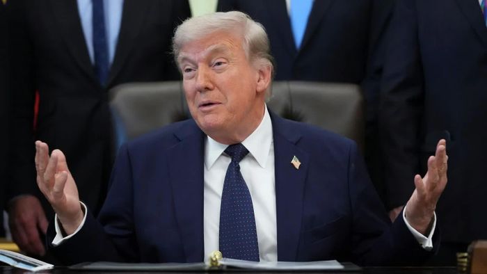 Tổng thống Donald Trump ngày 31/8 cho biết Mỹ đang xem xét lại lập trường về quần đảo Falkland/Malvinas. Ảnh: News.sky.