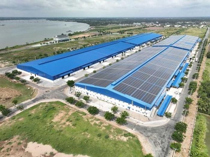 Khu công nghiệp Cầu Cảng Phước Đông đã đi vào hoạt động.