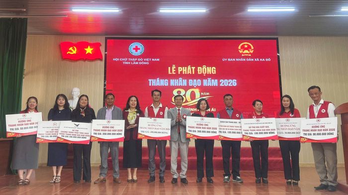 Hội Chữ thập đỏ Lâm Đồng phát động Tháng Nhân đạo năm 2026 với sự chung tay, hưởng ứng của các tổ chức, doanh nghiệp, nhà hảo tâm