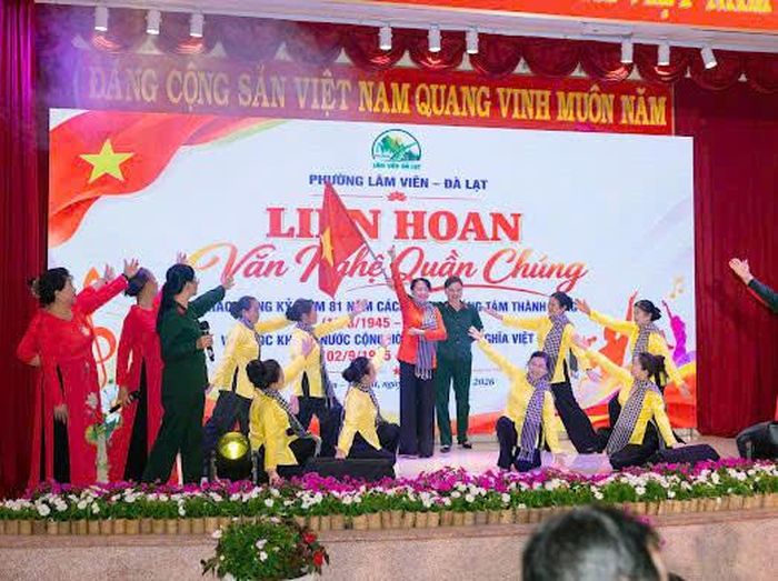 Các tiết mục văn nghệ được đầu tư dàn dựng công phu