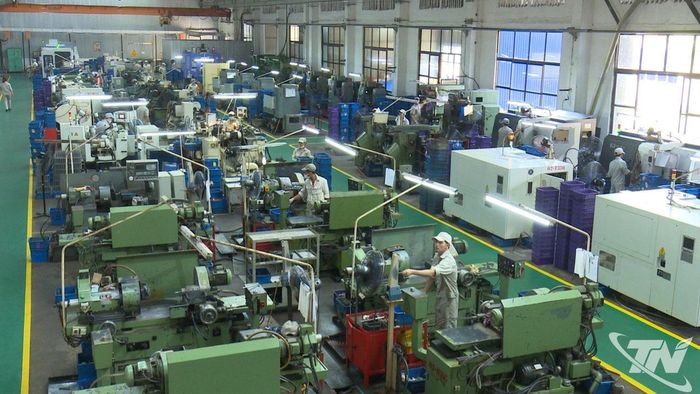 Công nghiệp chế biến, chế tạo tăng trưởng 29,28% trong tháng 8/2026. Ảnh T.L