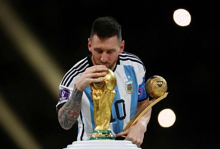 Messi từng cùng tuyển Argentina vô địch World Cup 2022.